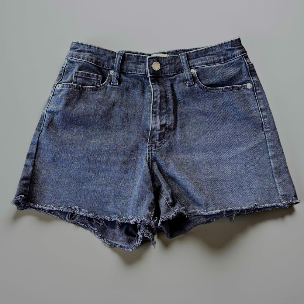 Universal Thread Black Denim High Rise Cut-off Shorts Size 4